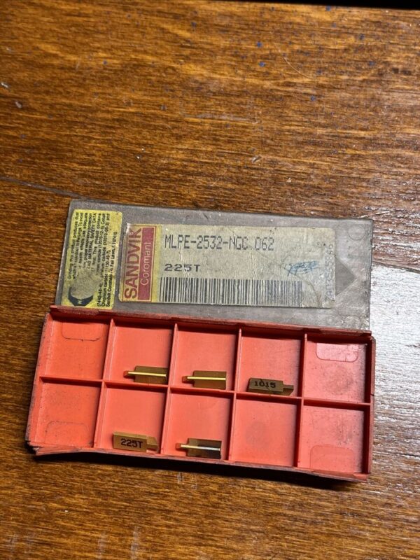 Sandvik Coromant MLPE-2532-NGL.156 Carbide Grooving  Inserts - 3 Pack
